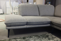 W. Schillig - Ecksofa Sherry Stoff W60 21 Silver Grau Fuß Metall FP6 M95 Anthrazit Mit Kopfstützenverstellung - 3