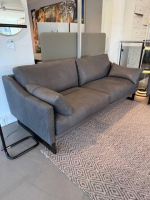Violetta - Garnitur Malin Leder Leder schiefer Toskana 2 Sofas - 6