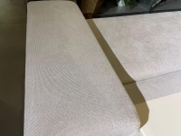 Signet - Schlafsofa Paula Stoff Rocco Natur B Beige Füße Buche Wengefarbig Gebeizt Und Lackiert - 2