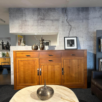 Form Exclusiv - Hochanrichte Bordeaux 170543 Euro Kirsche Zeder Samtreflex Beschläge Poliert Und Vernickelt - 3