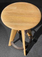 Tom Dixon - 2er Set Barhocker Slab Bar Stool Eiche Natur - 2