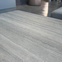 Contur - Couchtisch Cena C Platte Keramik Tarvertino Geädert Matt Grau Gestell Lack Manganese 2525 Grau Mit Schwenkbarer Platte - 5