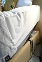 Schramm - Bett Pure Loft Stoff Antonio 2510 Corn Maisgelb Gelb Füße ZF Schwarz Mit Motorischer Verstellbarkeit - 8