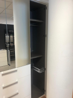 Nolte - Eckschrank Horizont 10 Polarweiß Innen Leinenoptik - 9