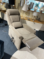 himolla - Sessel Mainz Stoff Nuvano Schlamm Beige Grau Gestell Motorisch Mit Aufstehhilfe - 10