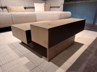 Voglauer - Couchtisch Vgalvino Alteiche Rustico Schwemmgrau Lackiert Akzent Metall - 5