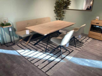 Anrei - Essgruppe Vivo Esstisch Asteiche Massiv Weiß Geölt - 11