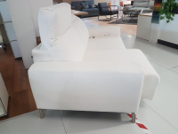 WK Wohnen - Sofa Venosa Stoff Cl.4 Nevio Weiß mit Verstellfunktion - 6