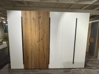 Thielemeyer - Schlafzimmer Zano Lack Weiß Absetzung Balkeneiche Gehackt Metall Schwarz - 6