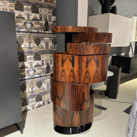 Tagliabue - Drehturm Bitte Tower 332 Holz Palissandro Lucido Nero F3 Struttura Nero Schwarz - 2