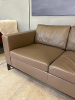 Walter Knoll - Sofa Foster 503 20 Leder Elen Fango Braun Gestell Schwarz Verchromt Inklusive Kunststoffgleiter - 5