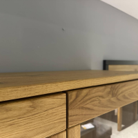 Wimmer - Highboard Windsor Rustikale Asteiche Massiv Mit Glaseinlegeböden - 2