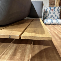 Bullfrog - Ecksofa Leder Oasis Elefant 2100 63 Grau Plateau Wildeiche Massiv Geölt Metallfuß Schwarz Lackiert - 9