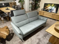 himolla - Sofa Cumurex 6270 Leder 22 Soft Nappa Jade Blau Gestell Metall Schwarz Pulverbeschichtet Inklusive Kopfstützen - 2