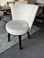 Jab Anstoetz - 4er Set Stuhl Polo Dining Chair Swivel Bezug Stoff Toyo 1 1381 072 Beige Gestell Walnuss Natur Wenge - 4