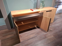 Voglauer - Sideboard Vgalvino Wildeiche Rustico Schwarz Metallakzent - 3
