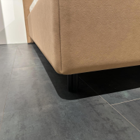 RUF Betten - Polsterbett Casa Stoff 09229 Braun Füße Schwarz - 7