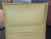 Koinor - Relaxsessel Sofy Leder A Safran Gelb Gestell Edelstahl mit Funktion - 3