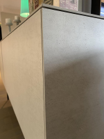 Kettnaker - Sideboard Soma Beton Grau Innen Lack Schwarz Matt Gestell Metall Schwarz - 8