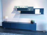 Interlübke - Regal Lilu 160b Navy M83 120b Atlantic M82 100b Laguna M80 Blau In Verschiedenen Tönen Ohne Sideboard - 3