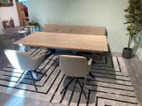 Anrei - Essgruppe Vivo Esstisch Asteiche Massiv Weiß Geölt - 4