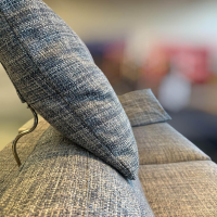 Bielefelder Werkstätten - Sofa Inspiration Stoff Taylor BW1771-151 Grau Blau - 5