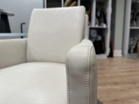 Gehlenborg Sitzmöbel - Sessel Vigo Fiedler Leder Tribe Weiß Füße Metall - 3