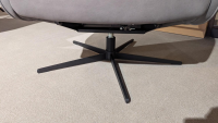 DFM - Sessel Ravi Leder W10 Grau Fuß Schwarz Funktion Mechanisch - 5