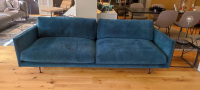 Wendelbo - Sofa Maho 40 Stoff Navona 10 Blau Füße Stahl Schwarz Pulverbeschichtet - 3