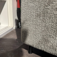 Brühl - Polsterkombination Jubiläumsstoff 6451 0025 Grau Beige Gestell Metall Schwarz Inklusive Kissen - 2