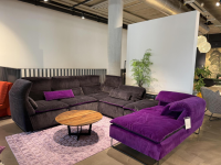 Werther - Sofa Elements Frei Kombinierbar Stoff Bicolor Lila Schwarz 7832-095 7832088 - 5