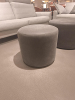 Erpo - 2er Set Hocker CL150 Leder M 390 570 Grau - 4
