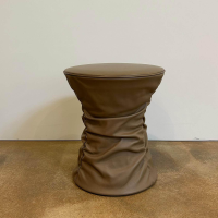 Walter Knoll - Hocker Bellows 222 H1 Leder Elen Fango Braun Gestell Holzkonstruktion Mit Gasfeder Höhenverstellbar - 4