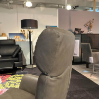 Brühl - Multifunktionssessel Telemarc Standard Leder Taron 5668 720 Grau Sternfuß Metall Schwarz Mit Herz Waage Funktion - 4