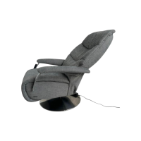 himolla - Relaxsessel 7050 Easyswing M Stoff Leeds Platin Grau Fuß Teller Edelstahloptik Mit Elektrischer Kopfteilverstellung - 8