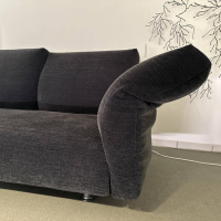 Edra - Sofa Essential Stoff S 6862 Schwarz Mit Abnehmbarem Bezug - 6