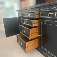 Selva - Bücherschrank Rot-Erle Sepiafarbig Schwarz Mit Regalaufsatz - 3