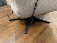 Rom - Sessel Melody 1C M Stoff Alvaro Grege Grau Gestell Stahl Mattschwarz Lackiert Mit Elektrischer Verstellung - 10