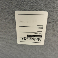 Molteni & C - 2er-Set Sessel Margou Stoff WG411 BI Carta Grau Beige Gestell Eukalyptus Schwarz - 3