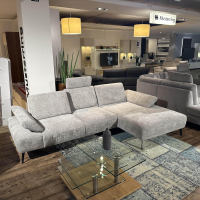 Comfort Republic - Ecksofa Theodor Stoff Renegade 149 Steel Grau Metallfuß Schwarz Mit Motorischer Verstellung - 4