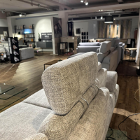 Comfort Republic - Ecksofa Theodor Stoff Renegade 149 Steel Grau Metallfuß Schwarz Mit Motorischer Verstellung - 10