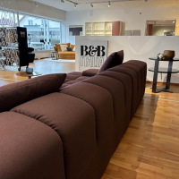 B&B Italia - Elementgruppe Tufty Time Stoff 2911601 Lavinia Veilchen Violett Fuß 0154N Schwarz Inklusive Kissen - 5