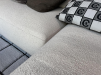 Cassina - Sofa Sengu Bold Stoff Look Corda Grau Weiß ohne Dekokissen - 6