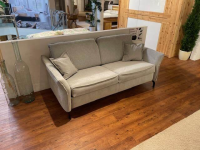 Nehl - Sofa 2-Sitzer Collin Stoff Austin Silber Uni Und Gesteppt - 4