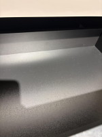 Musterring - Highboard Q Media 2.0 Glas Fango Satinato Grau Absetzung Eiche Massiv Gebürstet Gestell Metall Schwarz Mit Beleuchtung - 4