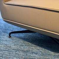 Wittmann - Sessel Andes Leder Nappa Earth Beige Füße Metall Schwarz Grau Pulverbeschichtet Inklusive Lehnkissen - 2