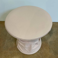 Walter Knoll - Hocker Bellows 222 H1 Leder Cashmere Wild Rose Rosa Gestell Holzkonstruktion Mit Gasfeder - 2