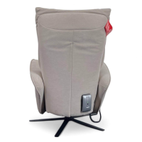 himolla - Sessel 7927 Easy Swing S Stoff Nuvano Natur Grau Sternfuß Metall Anthrazit Pulverbeschichtet 2 Motorig - 2