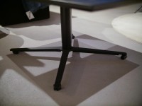Ronald Schmitt Design - Couchtisch Kolo K 736 Platte Eiche Schwarz Höhenverstellbar Metall Sternfuß Schwarz - 4