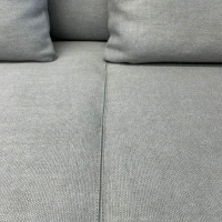 Walter Knoll - Ecksofa Muud Stoff Puro Silver Grau Gestell Matt Schwarz Pulverbeschichtet Inkl. Schwenkfunktion - 3
